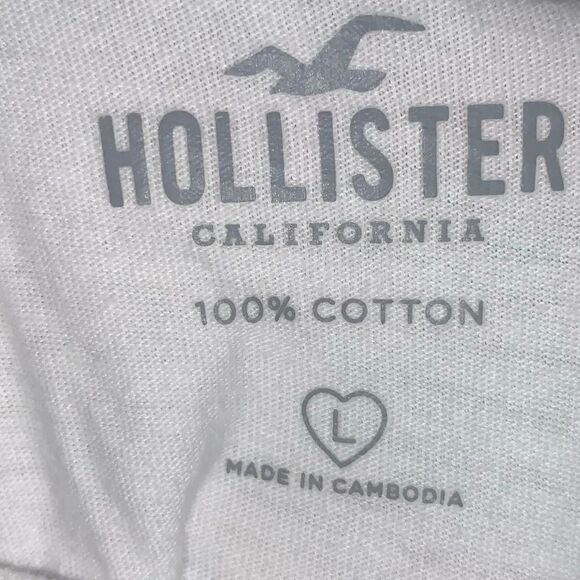 Hollister long sleeve relaxed logo raglan tee - Picture 2 of 4